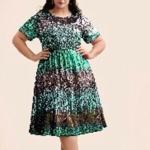 Vibrant Sequin Dress